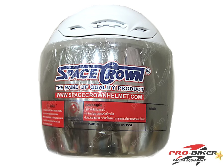 mũ bảo hiểm 3/4 thái lan Space crown Knight mẫu mới - bảo hộ moto tài đạt