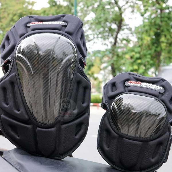 Bó gối Carbon Pro-Biker bảo vệ khi đi xe máy