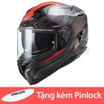 LS2 Challenger FF327 Carbon Fold Red Helmet - Top LS2 Helmet