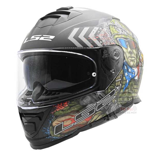 Fullface LS2 Storm Commando - LS2 FF800 Dual Visor Helmet