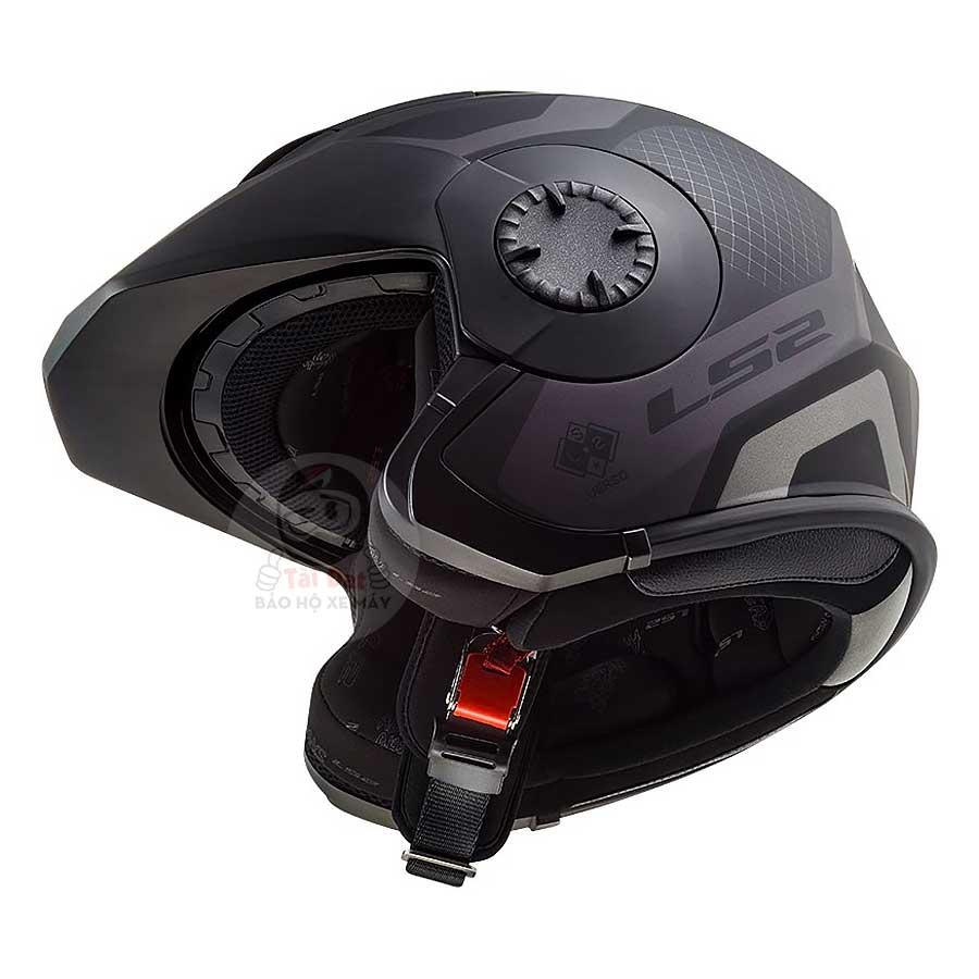 LS2 Verso OF570 Lime Openface Helmet