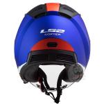 LS2 OF600 Copter Urbane Blue Red Helmet - LS2 Copter Urbane Helmet