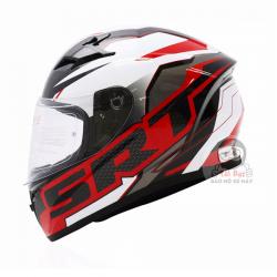 Yohe 978 SRT Red White - Fullface Yohe Helmets