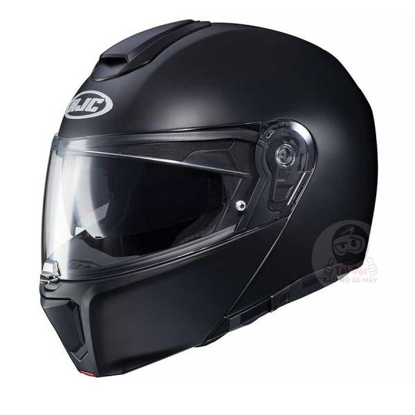 HJC RPHA 90 Black Matte Helmet | Modular, flip up motorcycle helmet 