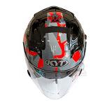 KYT Venom Mimetic Red Gloss Helmet