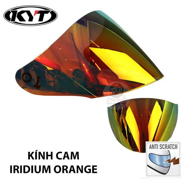 Kính Iridium Orange - Cam nón KYT Venom