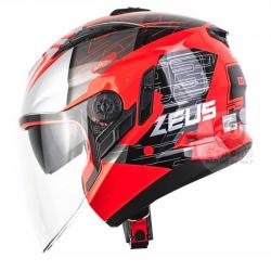 Zeus 613 AQ12 Red Helmet